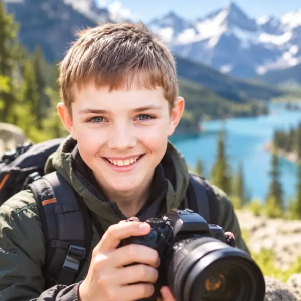 Portrait avatar representing a travel photographer.