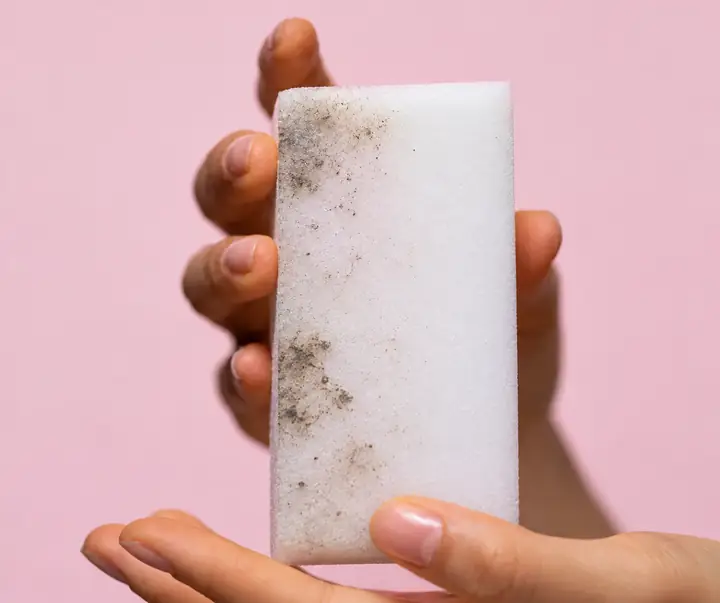 Product photograph with distracting details.