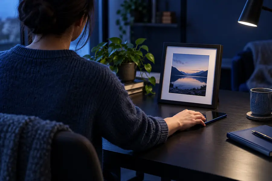 Product photograph after the distracting object has been removed