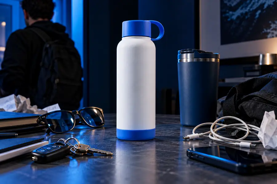 Product photograph with distracting items near the subject